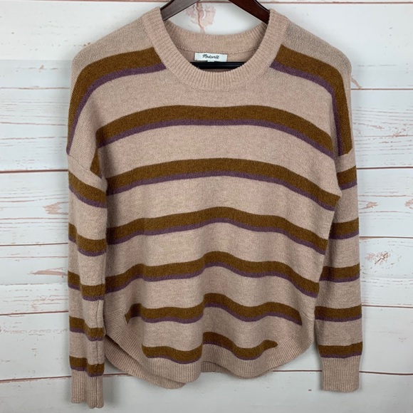 Madewell Sweaters - Madewell Westlake Cozy Striped Pullover Sweater